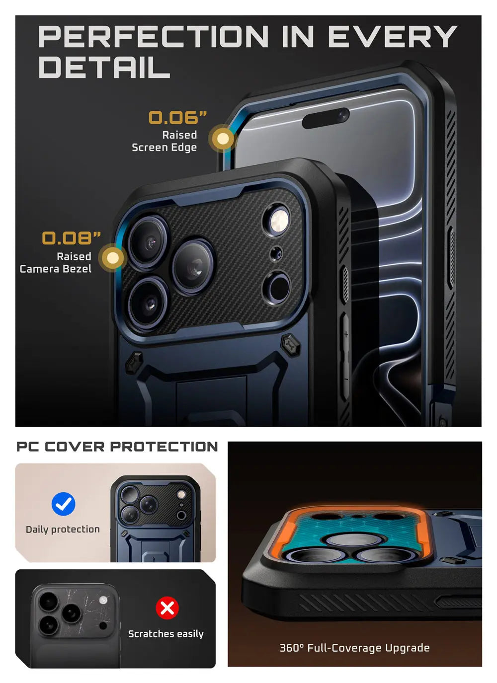 SUPCASE iPhone 17 Pro Max UB Pro Full-Body Heavy Duty Case