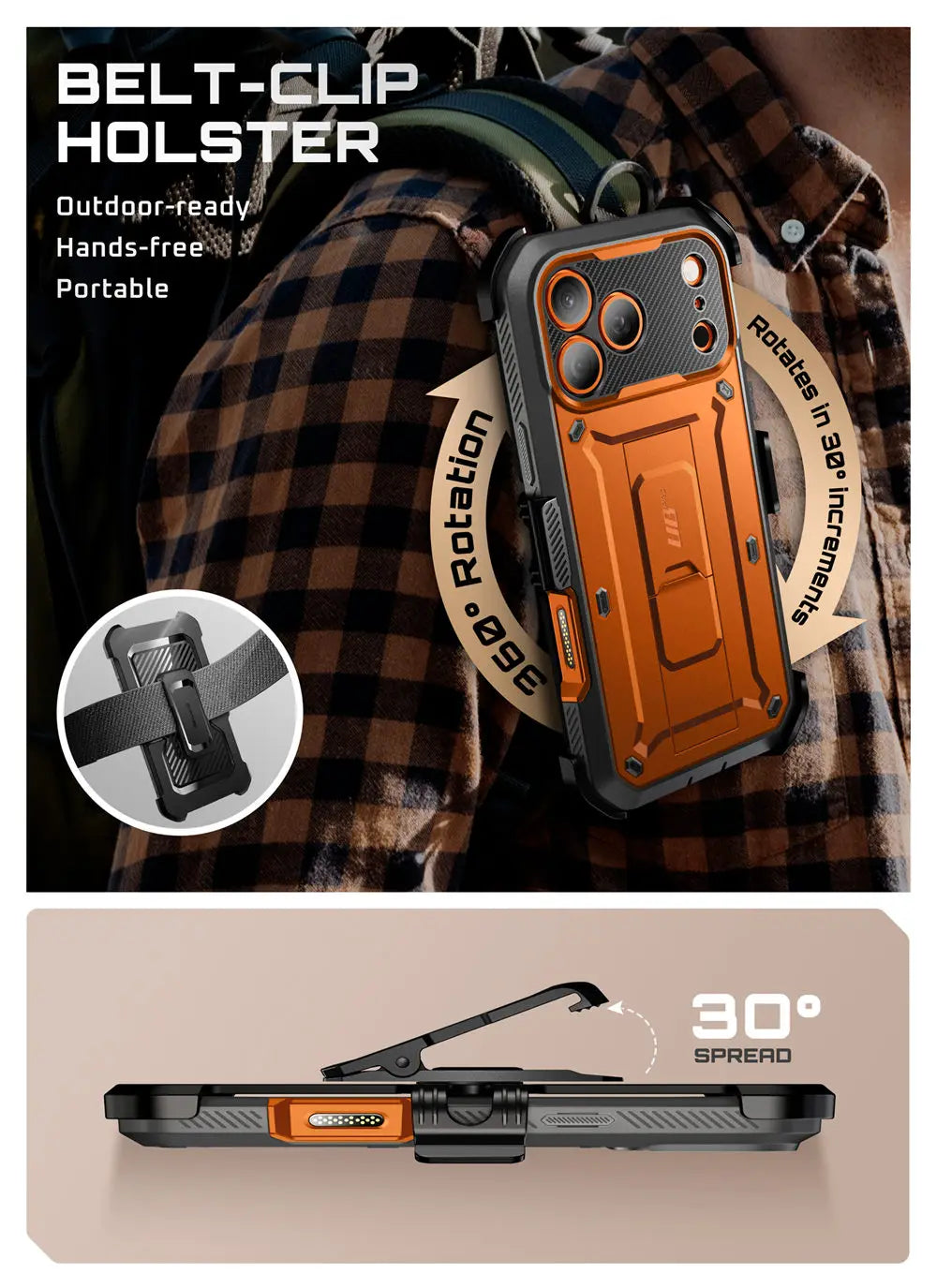 SUPCASE iPhone 17 Pro Max UB Pro Full-Body Heavy Duty Case