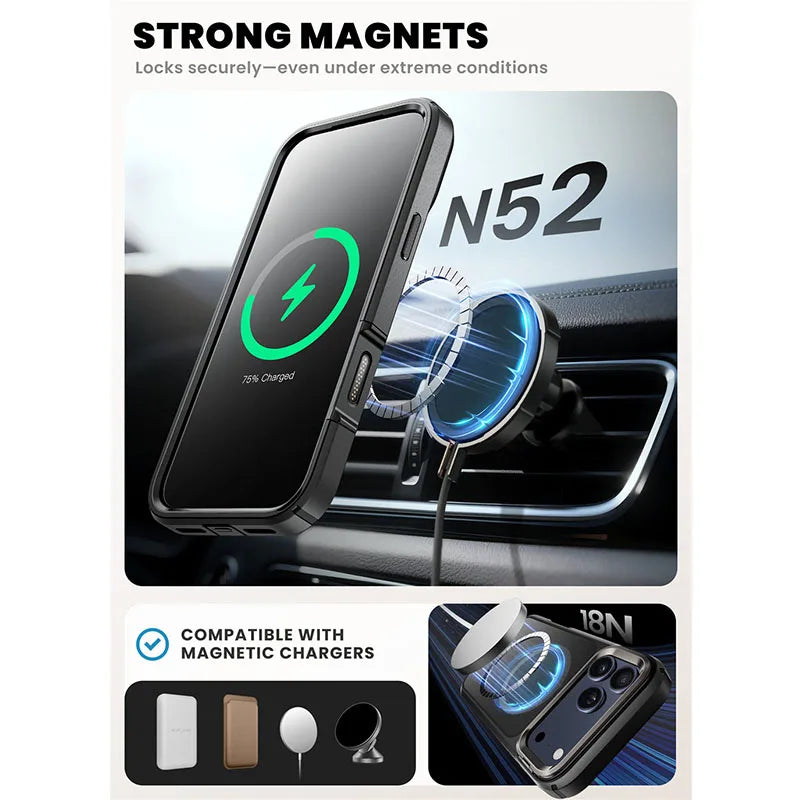 iPhone 17 Pro Case I-BLASON Are Flip Full-Body Heavy Duty Case