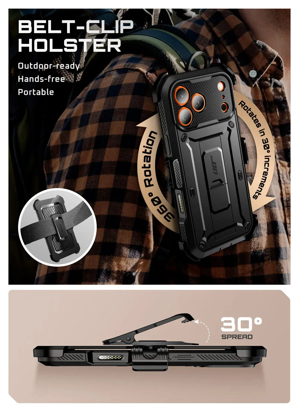 SUPCASE iPhone 17 Pro Max UB Pro Full-Body Heavy Duty Case