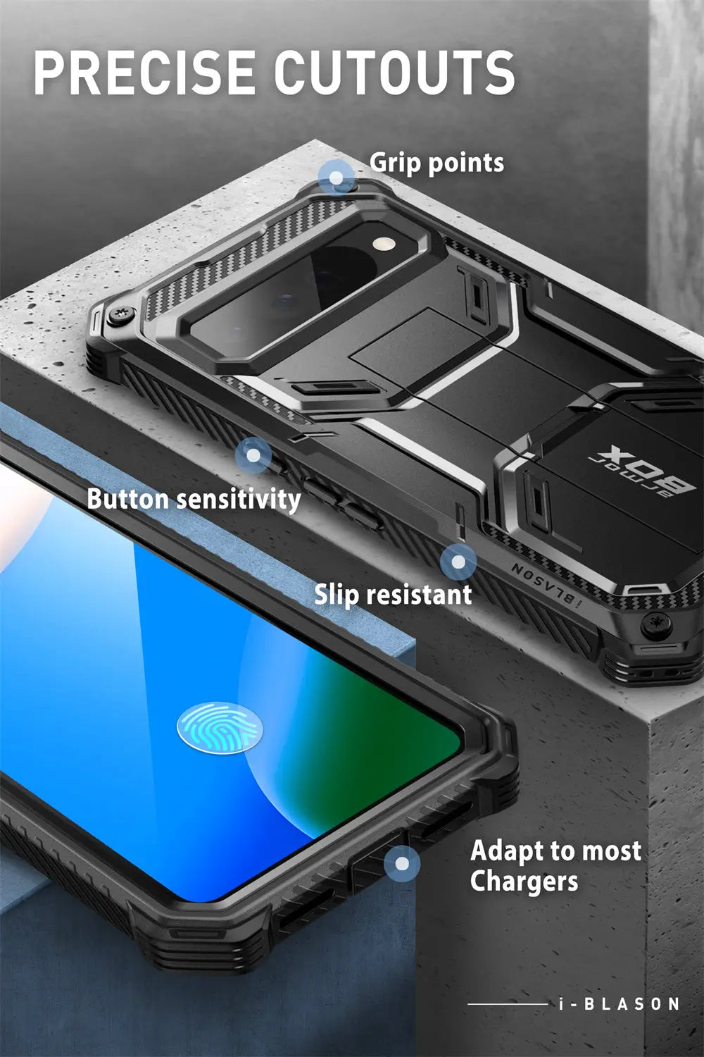 I-BLASON Pixel 10/10 Pro Armorbox Rugged Case
