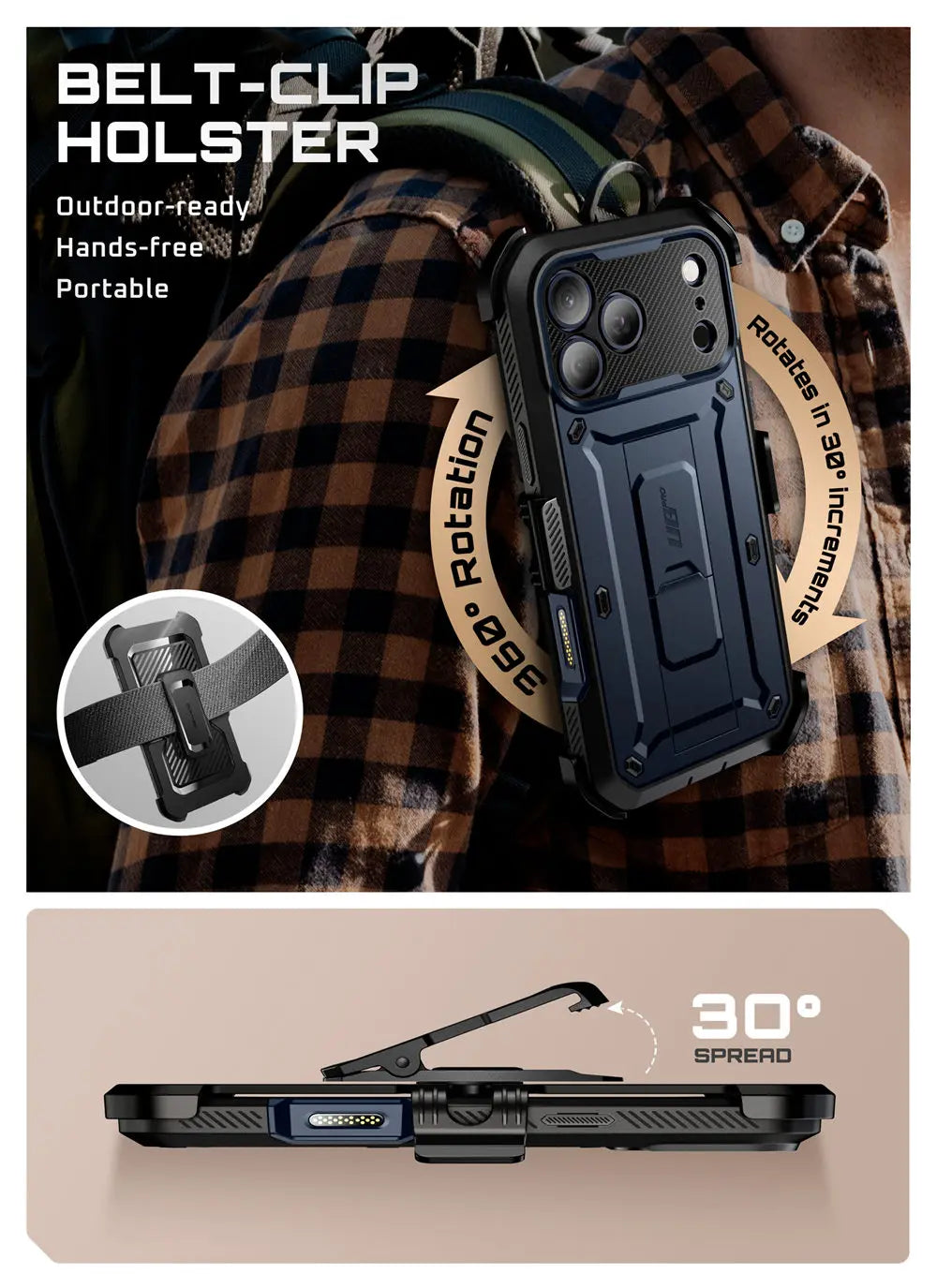 SUPCASE iPhone 17 Pro Max UB Pro Full-Body Heavy Duty Case