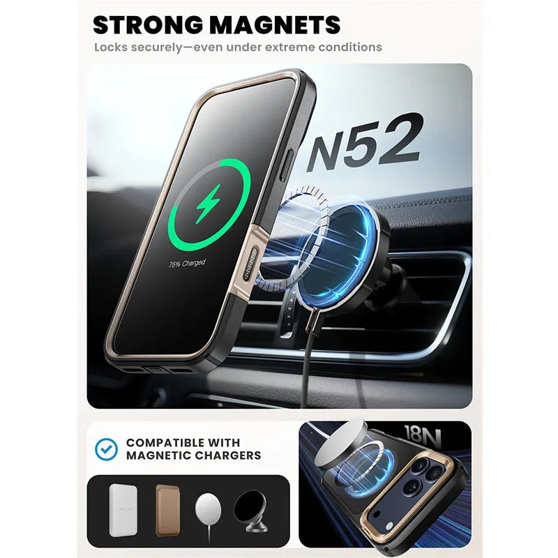 iPhone 17 Pro Case I-BLASON Are Flip Full-Body Heavy Duty Case