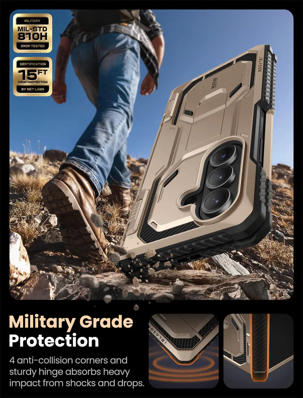 I-BLASON Z Fold 7 Armorbox Protective Phone Case