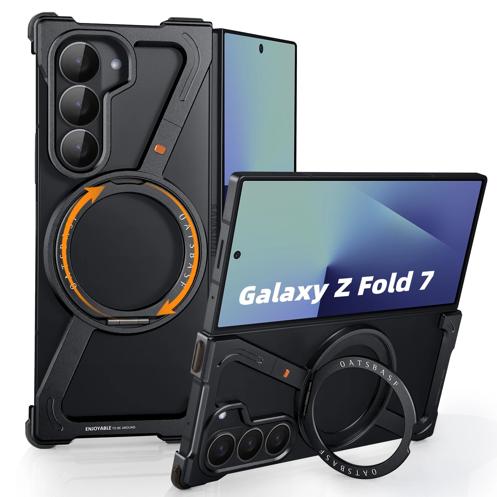Aluminium Galaxy Z Fold 7 360° Magnetic Stand Cover