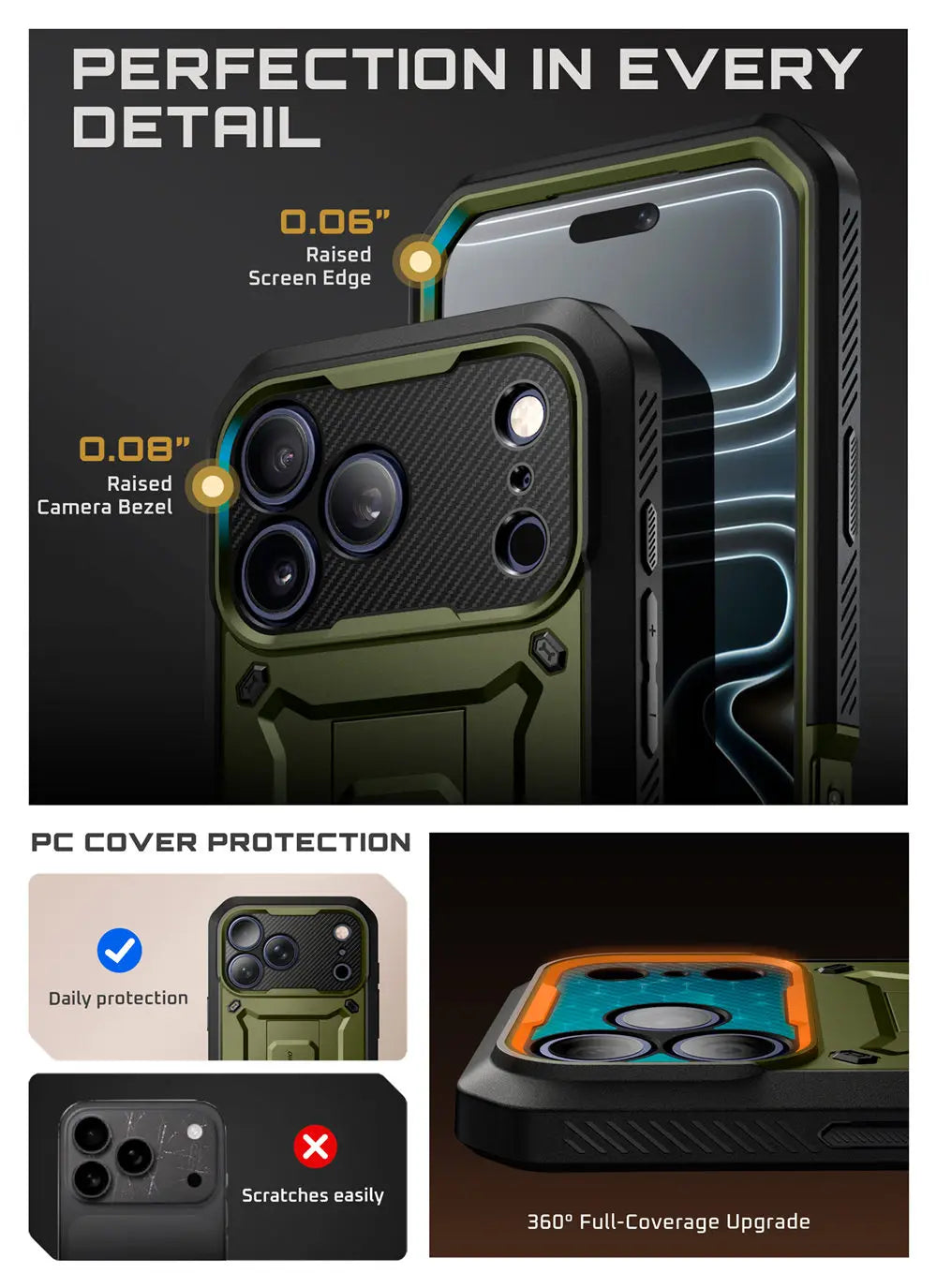SUPCASE iPhone 17 Pro Max UB Pro Full-Body Heavy Duty Case
