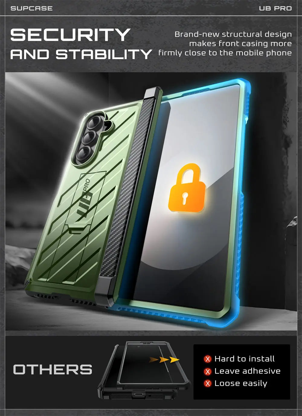 SUPCASE Galaxy Z Fold 7 UB Pro Rugged Phone Case