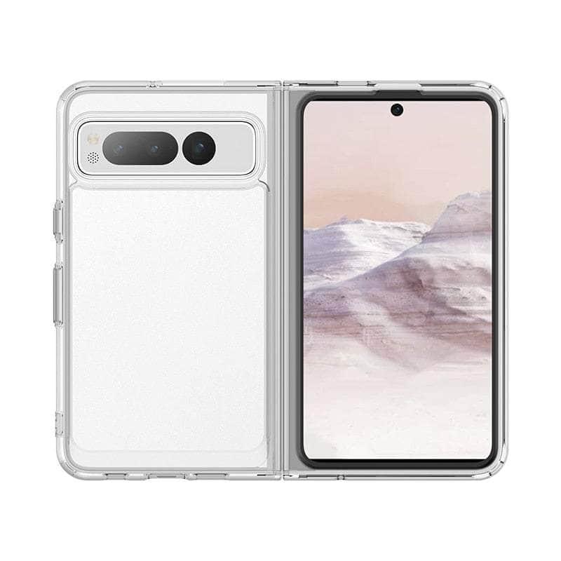 Casebuddy Clear / Google Pixel Fold Colorful Clear Rugged Google Pixel Fold Case