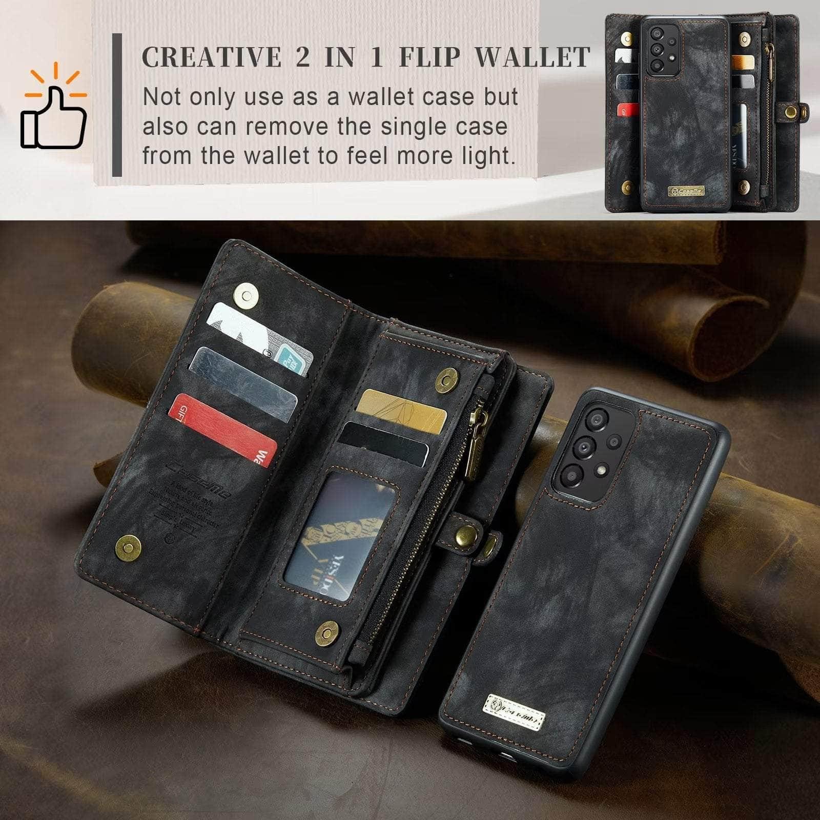 Casebuddy Detachable Galaxy A34 Wallet Case