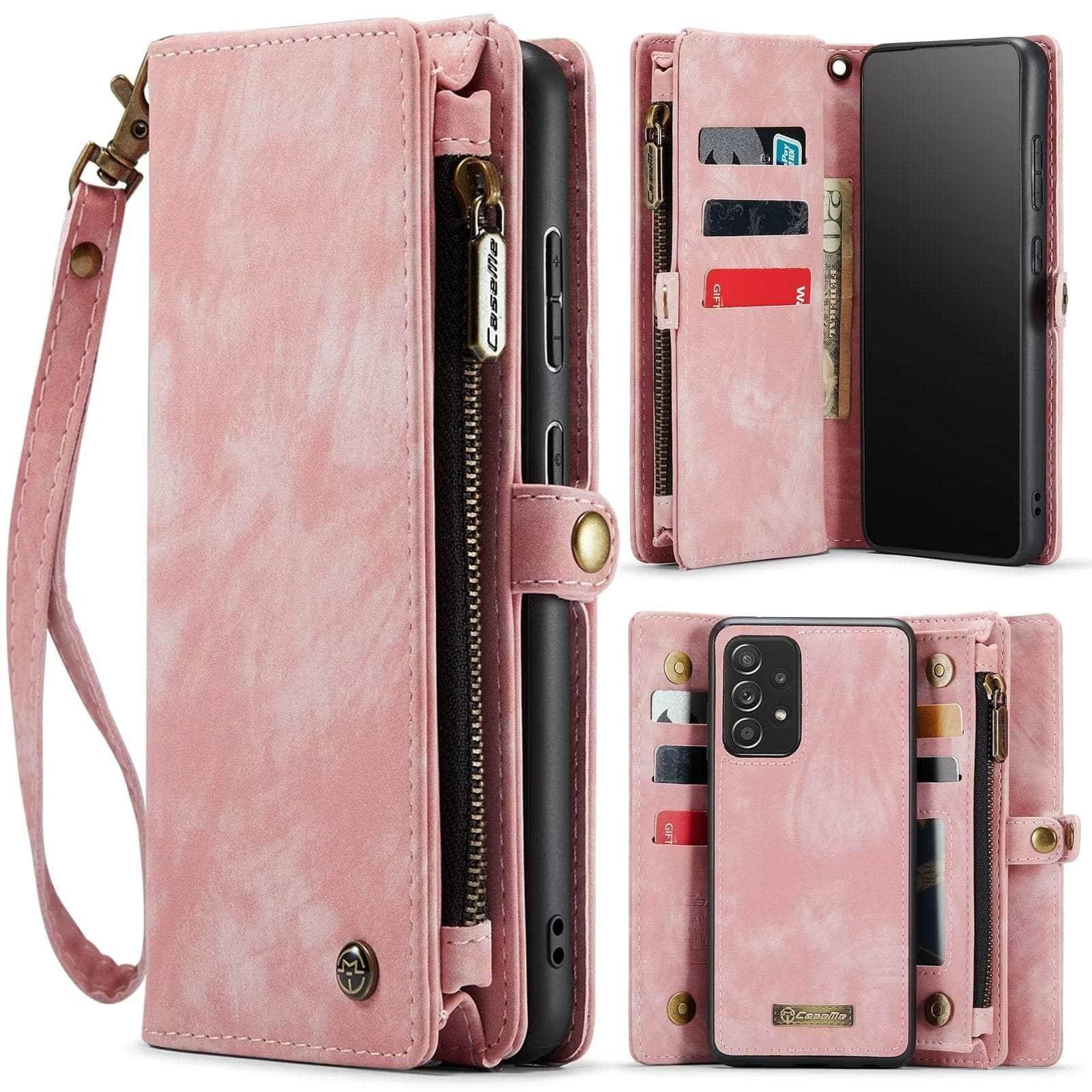 Casebuddy pink / Samsung A34 Detachable Galaxy A34 Wallet Case