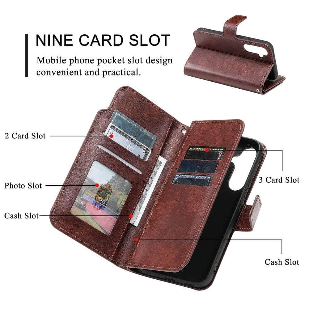 Casebuddy Galaxy A24 2023 Flip Multi Card Pocket Wallet Shell