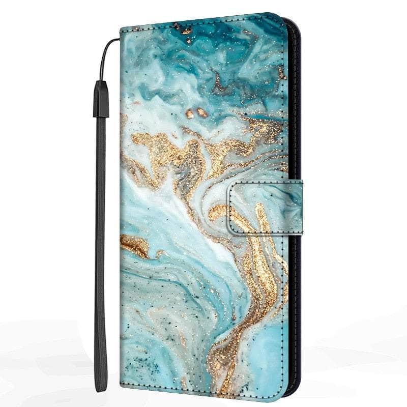 Casebuddy Galaxy A24 Marble Leather Case
