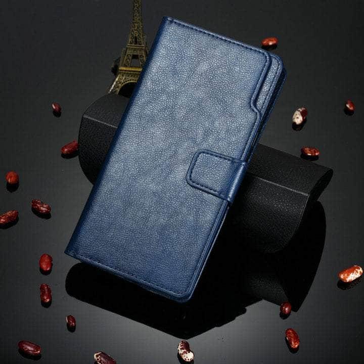 Casebuddy Blue / Galaxy A34 5G Galaxy A34 2023 Flip Multi Card Pocket Wallet Shell