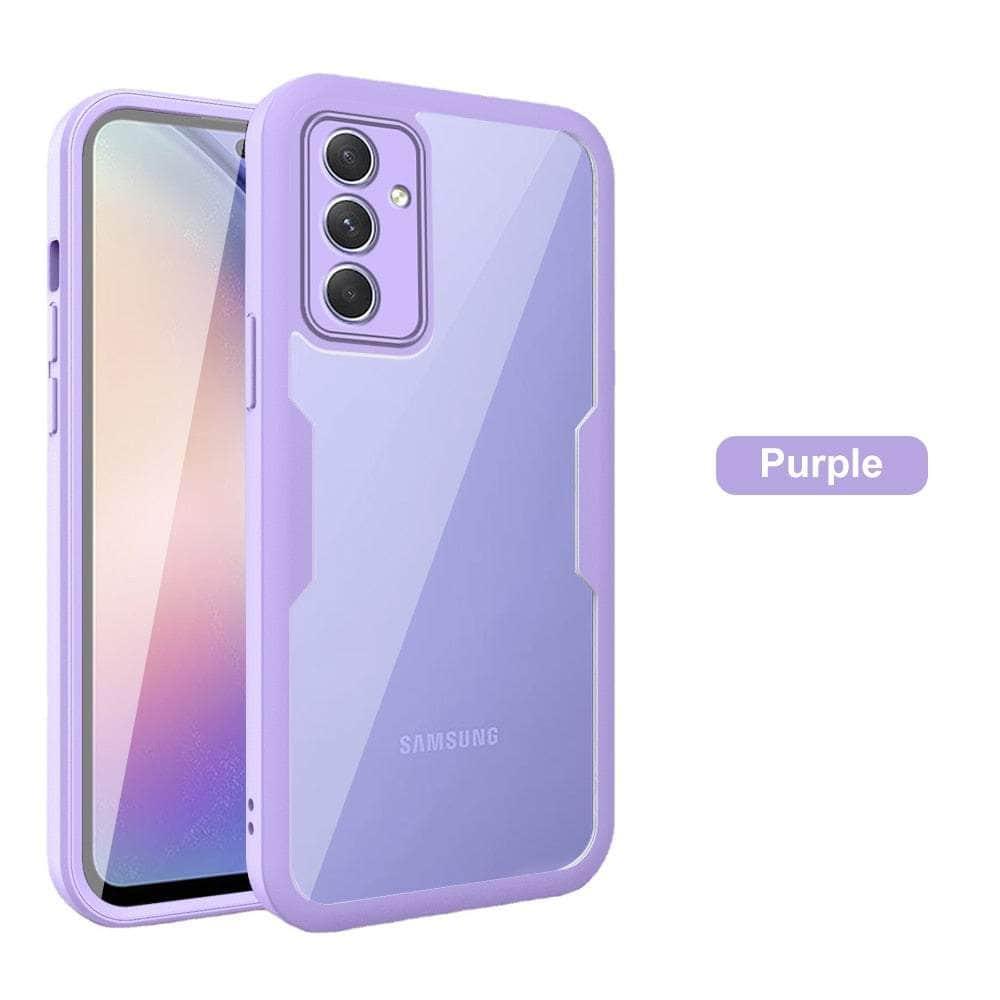 Casebuddy Purple / for Samsung A34 5G Galaxy A34 360 Double-sided Shockproof Cover
