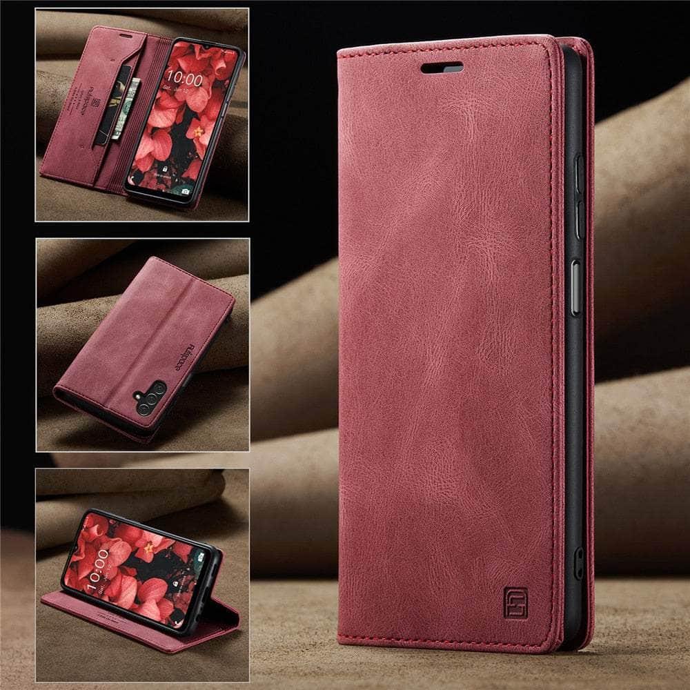 Casebuddy Galaxy A4 54G Flip Vegan Leather Cover