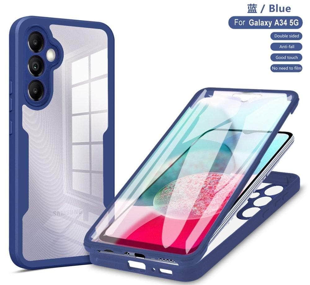 Casebuddy Galaxy A54 5G / Blue Galaxy A54 Full Body Protection Rugged Case