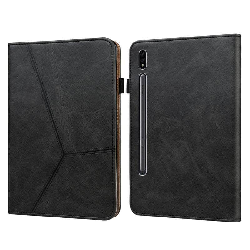 Casebuddy Galaxy Tab S9 Luxury Vegan Leather Wallet Stand