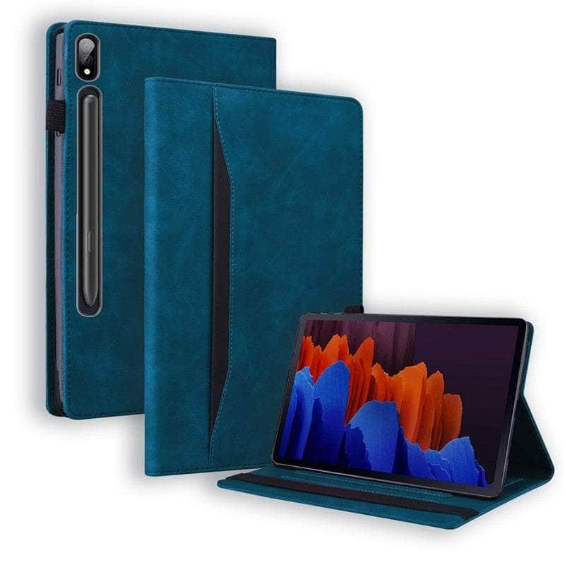 Casebuddy Galaxy Tab S9 Luxury Vegan Leather Wallet Stand