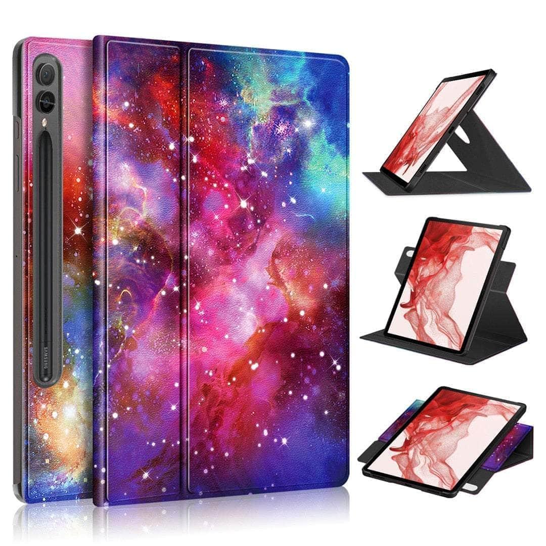 Casebuddy YHX / Tab s9 plus 12.4 Galaxy Tab S9 Plus 2023 Pencil Holder 360 Cover