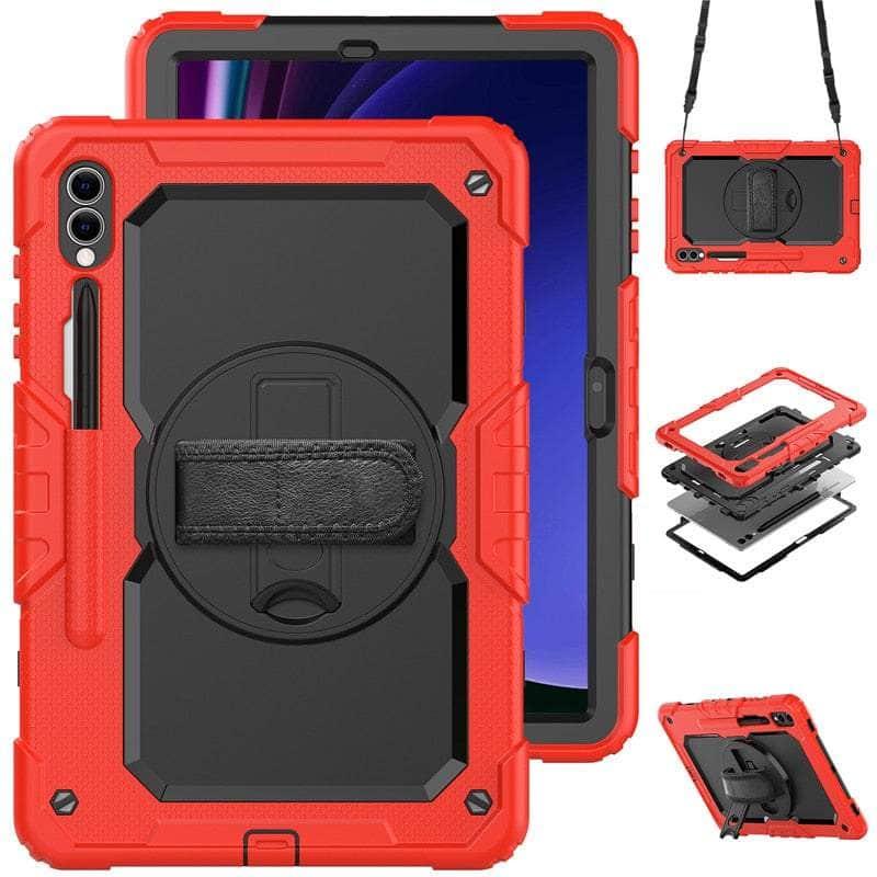 Casebuddy Galaxy Tab S9 Plus Shockproof Shoulder Strap Case