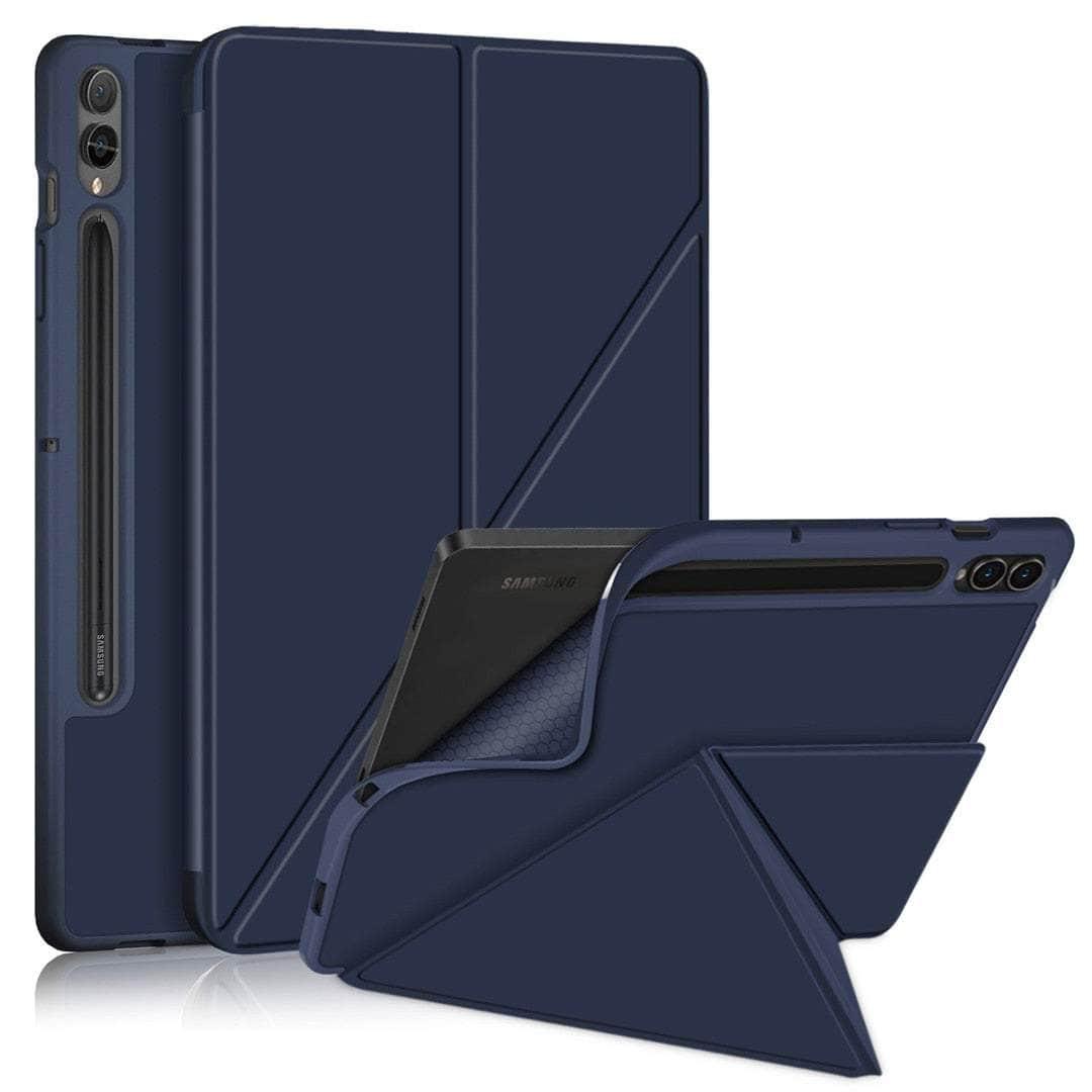 Casebuddy Dark Blue / Tab S9 Plus 12.4 Galaxy Tab S9 Plus Tri Fold Case