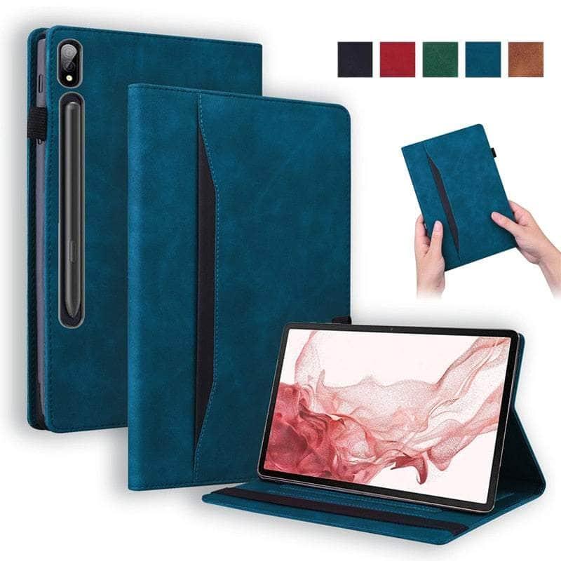 Casebuddy Galaxy Tab S9 Ultra Luxury Vegan Leather Wallet