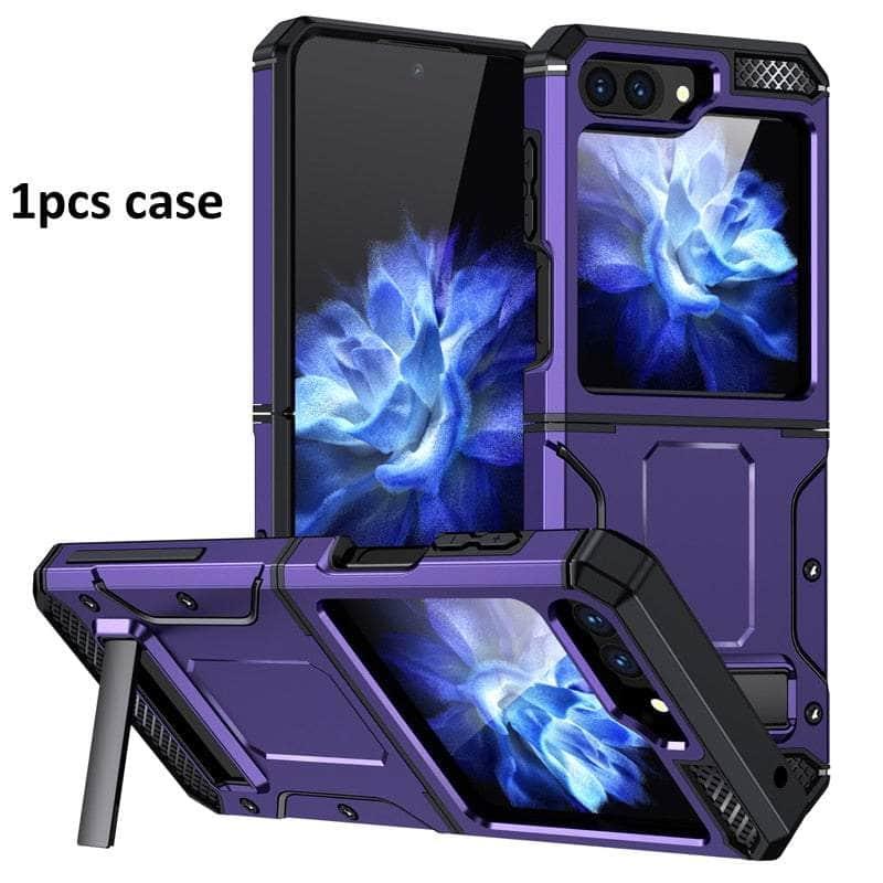 Casebuddy Purple / For Z Flip5 Galaxy Z Flip 5 Drop Resistance Armor Cover