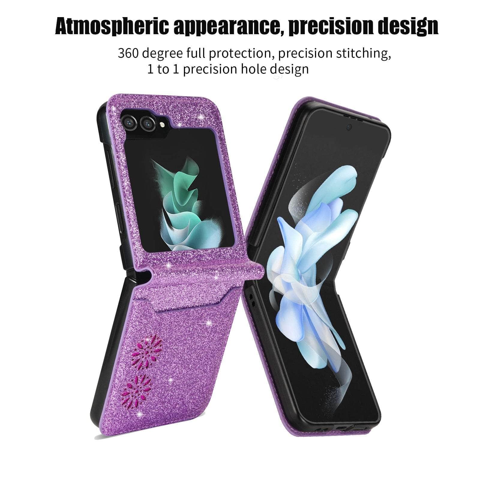 Casebuddy Galaxy Z Flip 5 Glitter Bling Protection Case