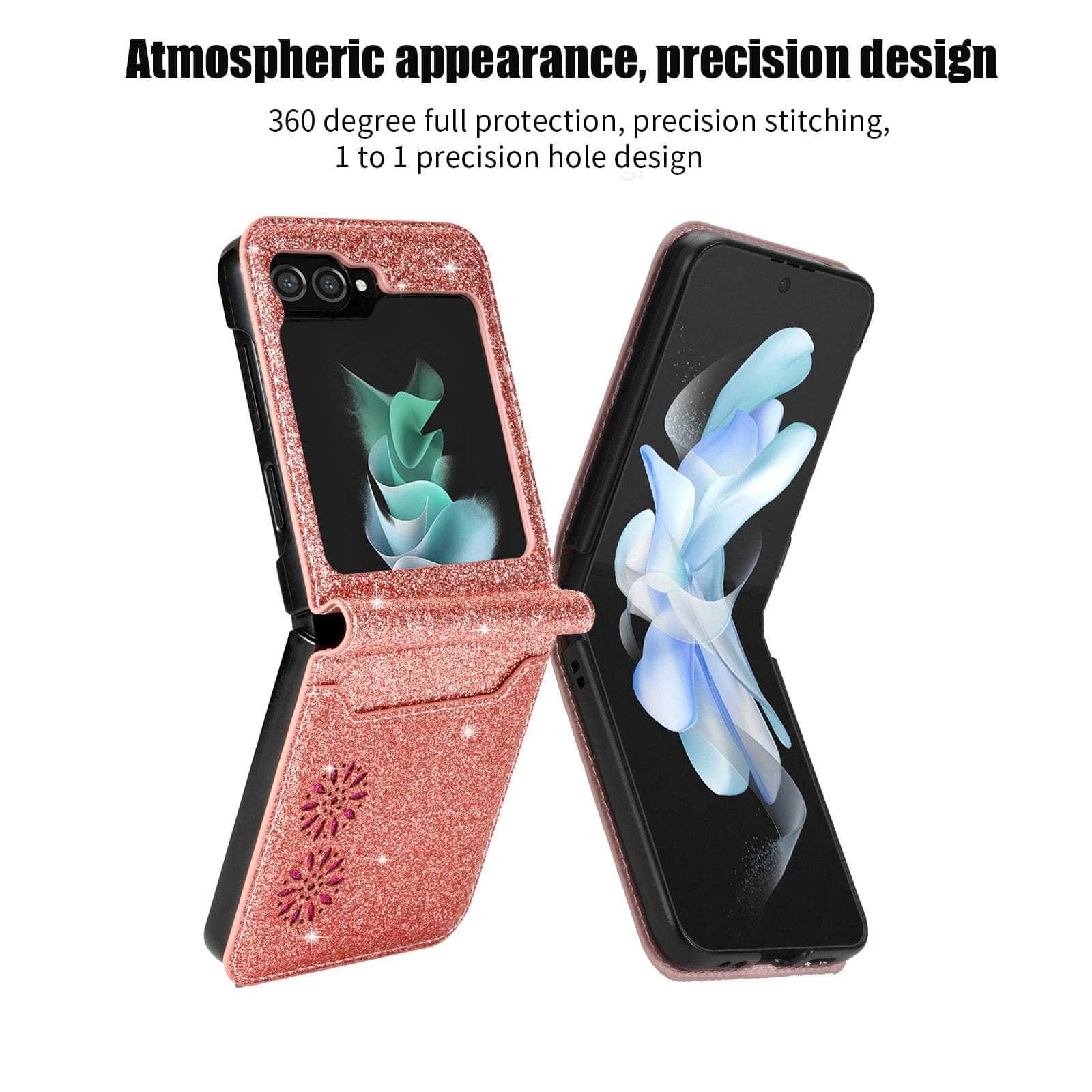 Casebuddy Galaxy Z Flip 5 Glitter Bling Protection Case