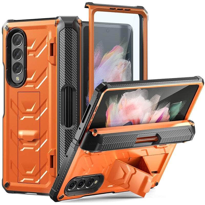 Casebuddy Galaxy Z Fold 4 Hinge Pen Slot Kickstand Hard Case