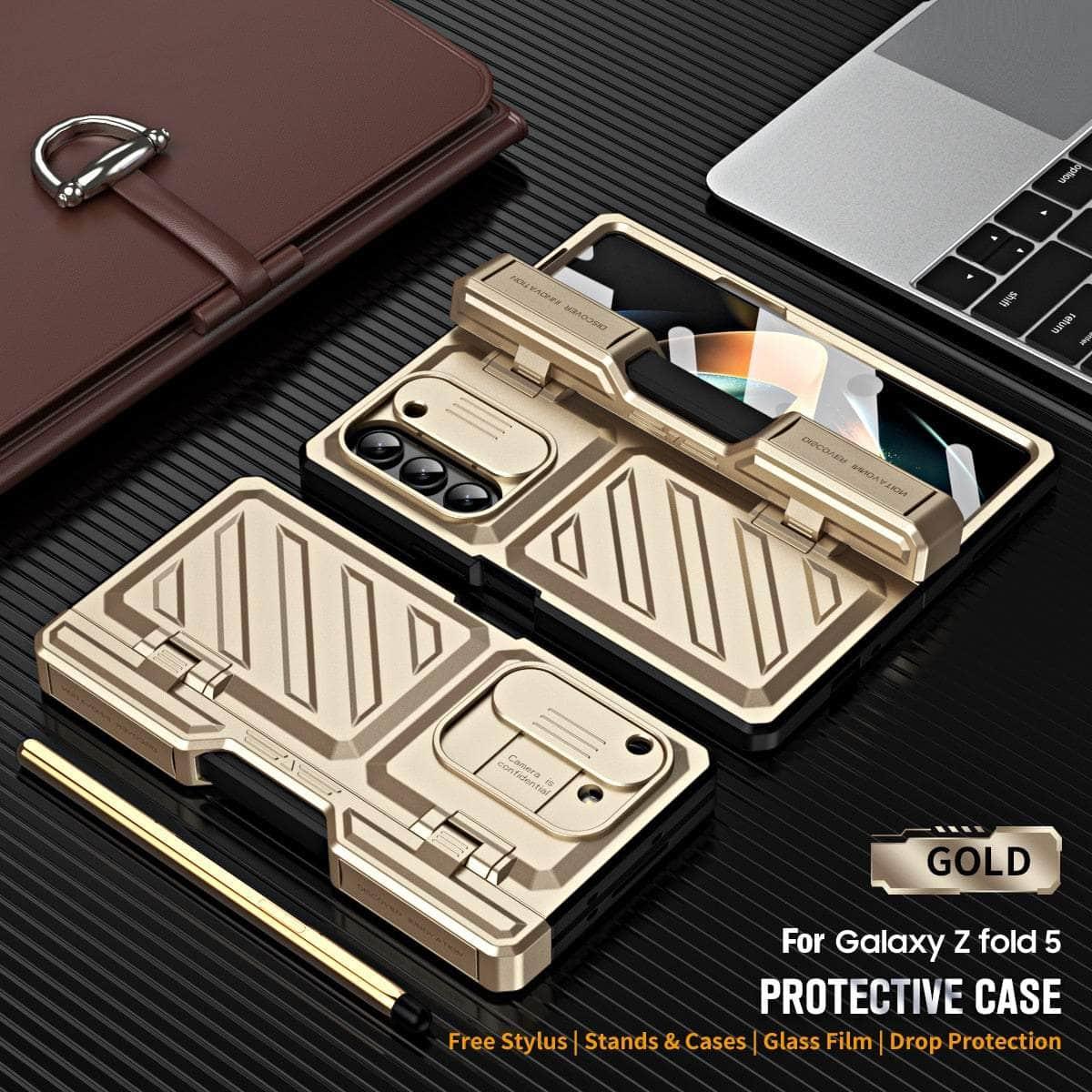 Casebuddy Galaxy Z Fold 4 Rugged Armor Pen Slot Case