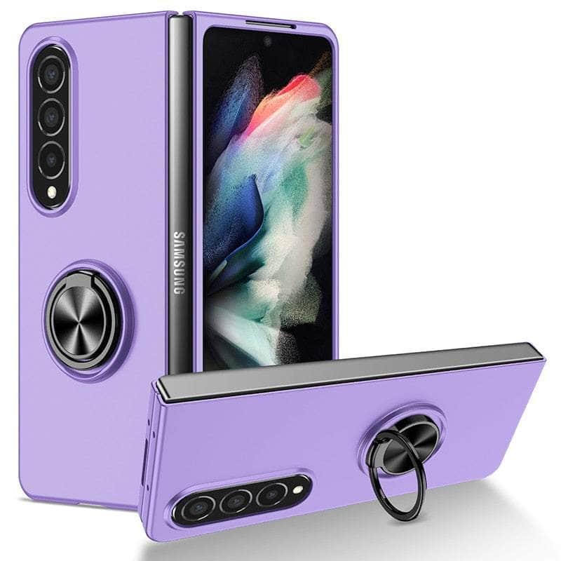 Casebuddy Purple / for Galaxy Z Fold 5 Galaxy Z Fold 5 Magnet Ring Kickstand