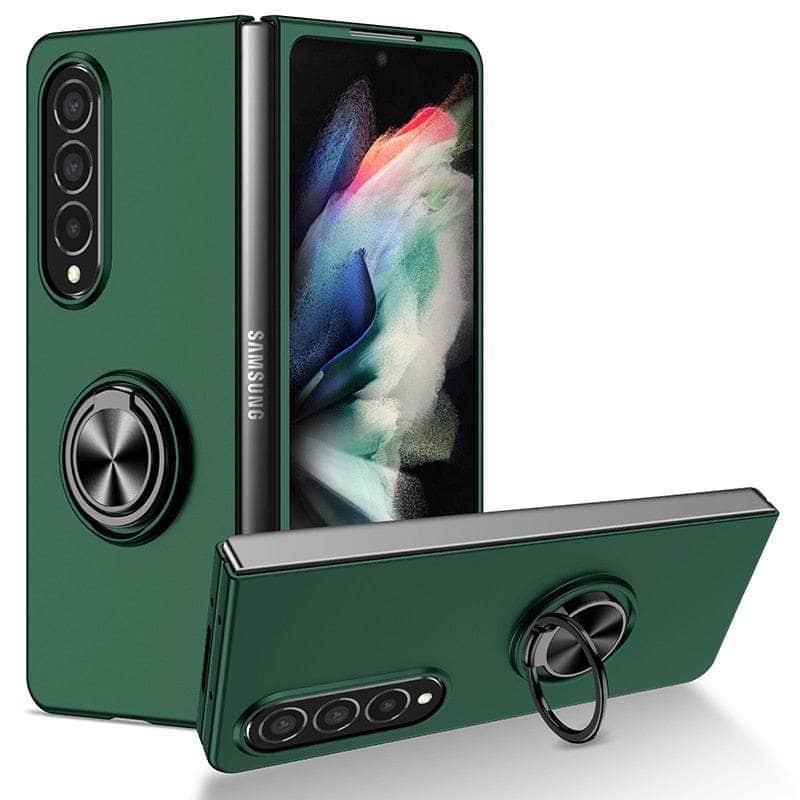 Casebuddy Dark green / for Galaxy Z Fold 5 Galaxy Z Fold 5 Magnet Ring Kickstand