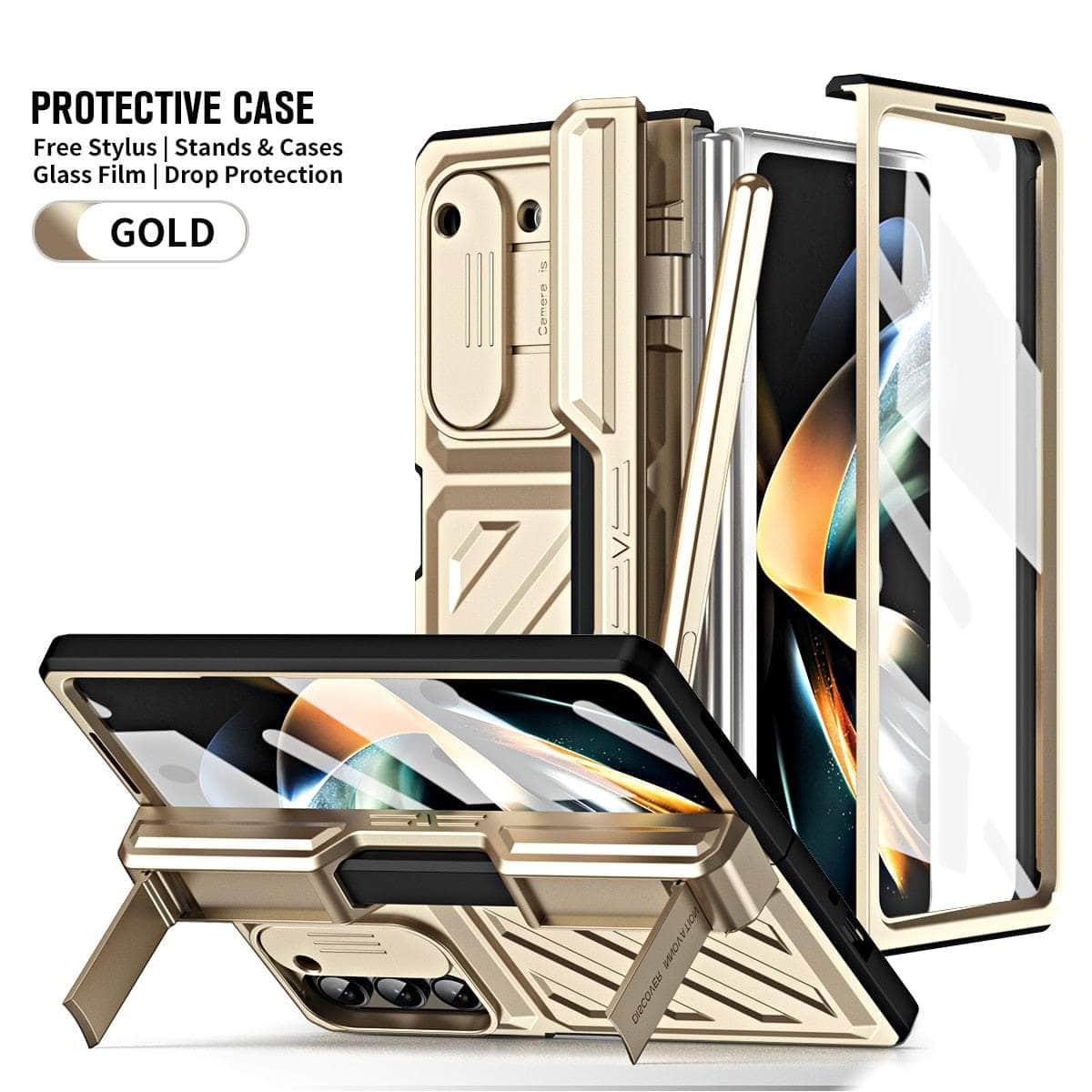 Casebuddy Galaxy Z Fold 5 Rugged Armor Pen Slot Case