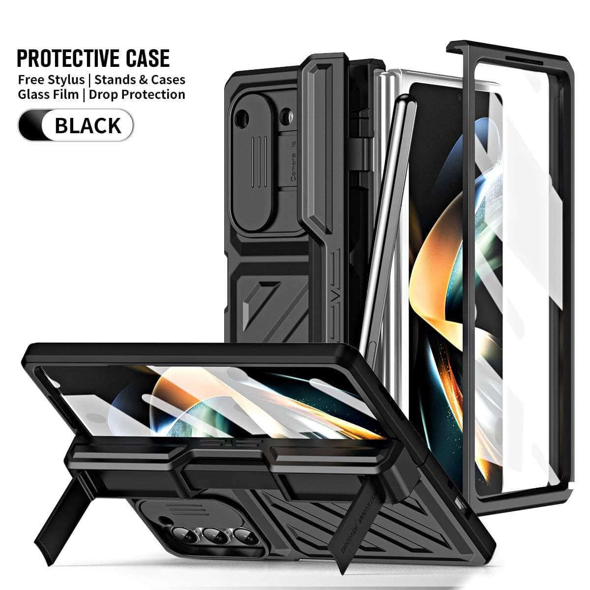 Casebuddy Galaxy Z Fold 5 Rugged Armor Pen Slot Case