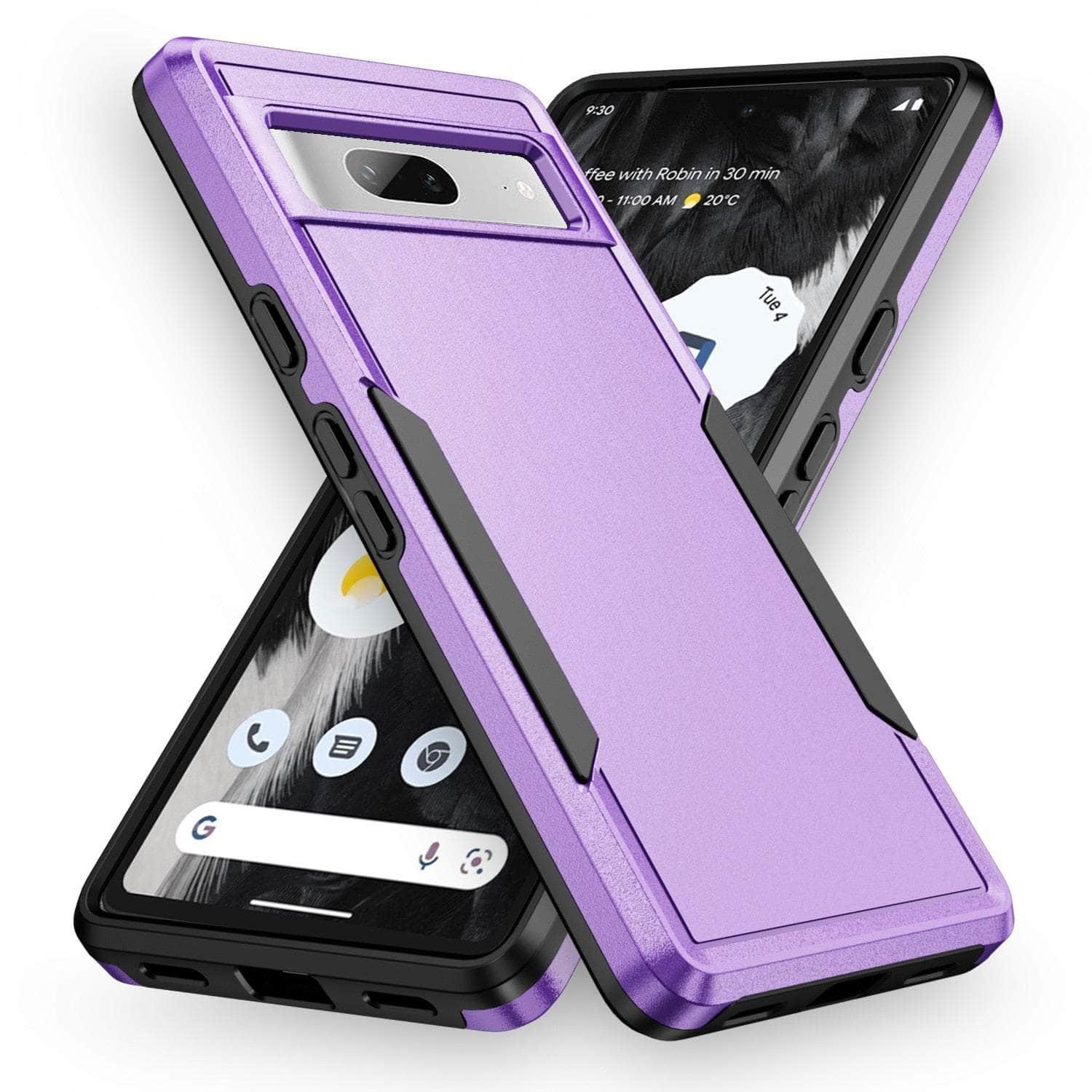 Casebuddy Purple / for Pixel 8 Google Pixel 8 Dual Layer Hard Armor Case