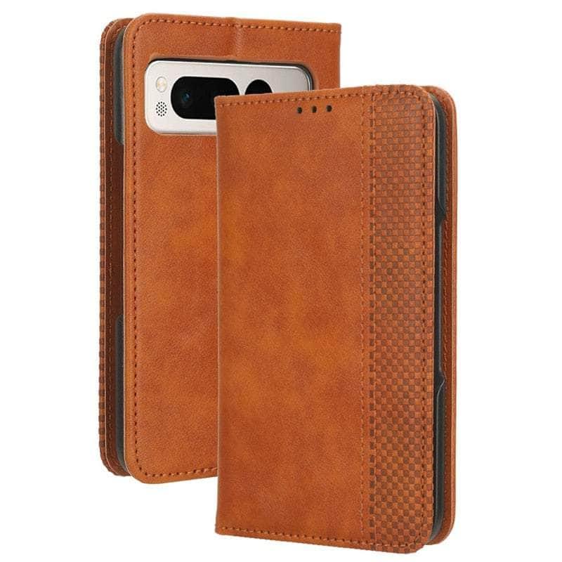 Casebuddy Google Pixel Fold Luxury Flip Leather Wallet