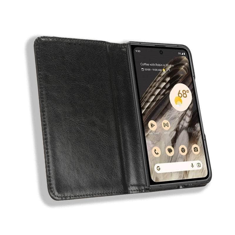 Casebuddy Google Pixel Fold Luxury Flip Leather Wallet