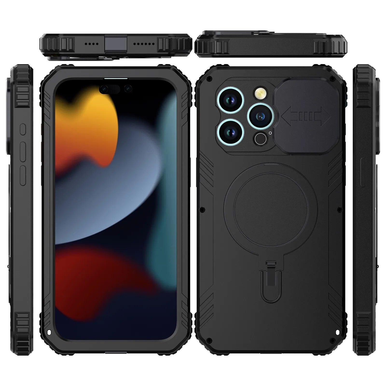 Casebuddy Heavy Duty iPhone 15 Ring Stand Holder Case