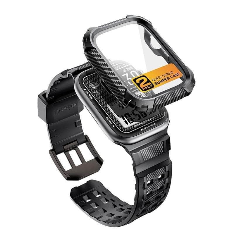 Casebuddy Black I-BLASON Apple Watch 8/7 Case 45mm Armorbox
