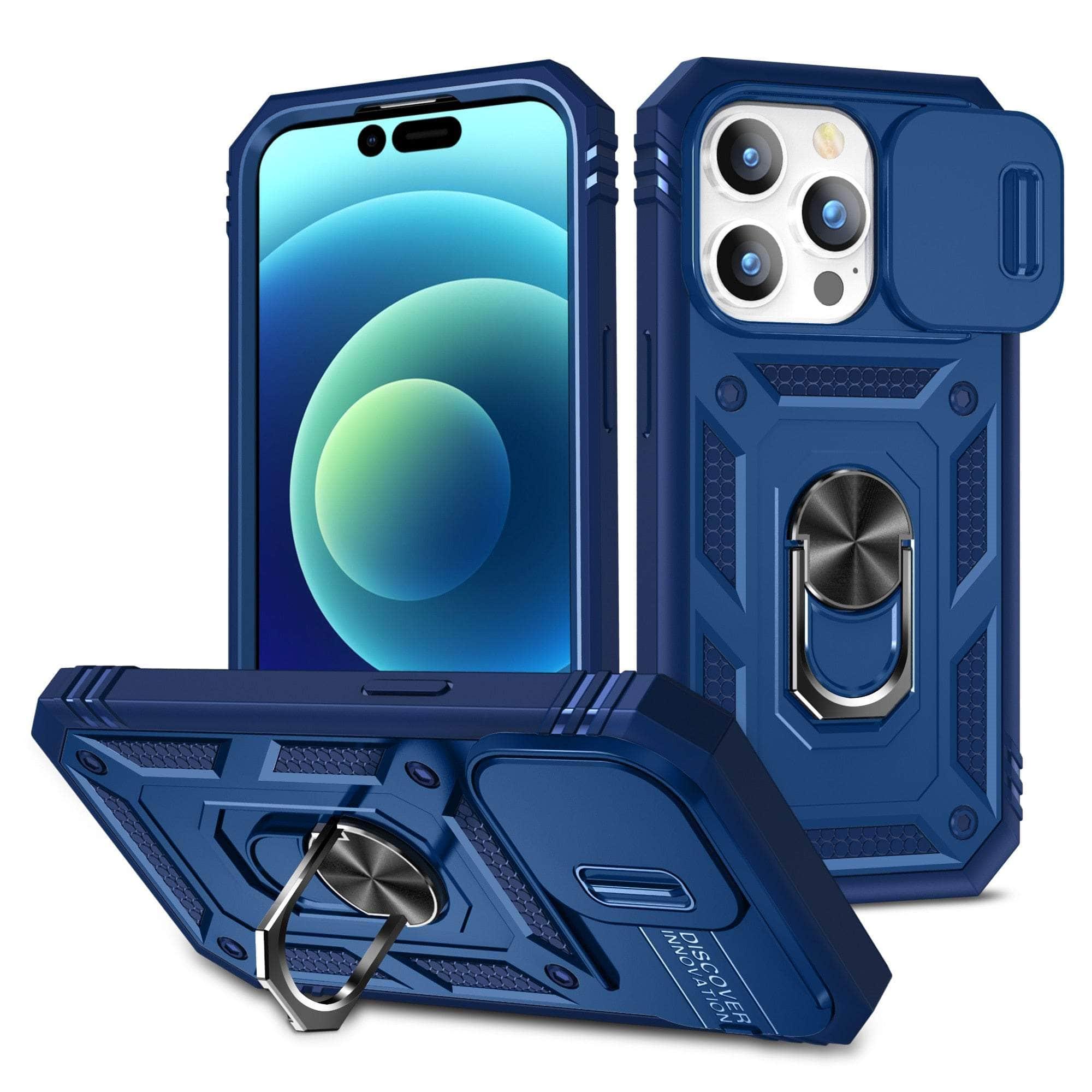 Casebuddy Blue / iPhone 15 Plus iPhone 15 Plus Armor Designed Shockproof Rugged Military Case