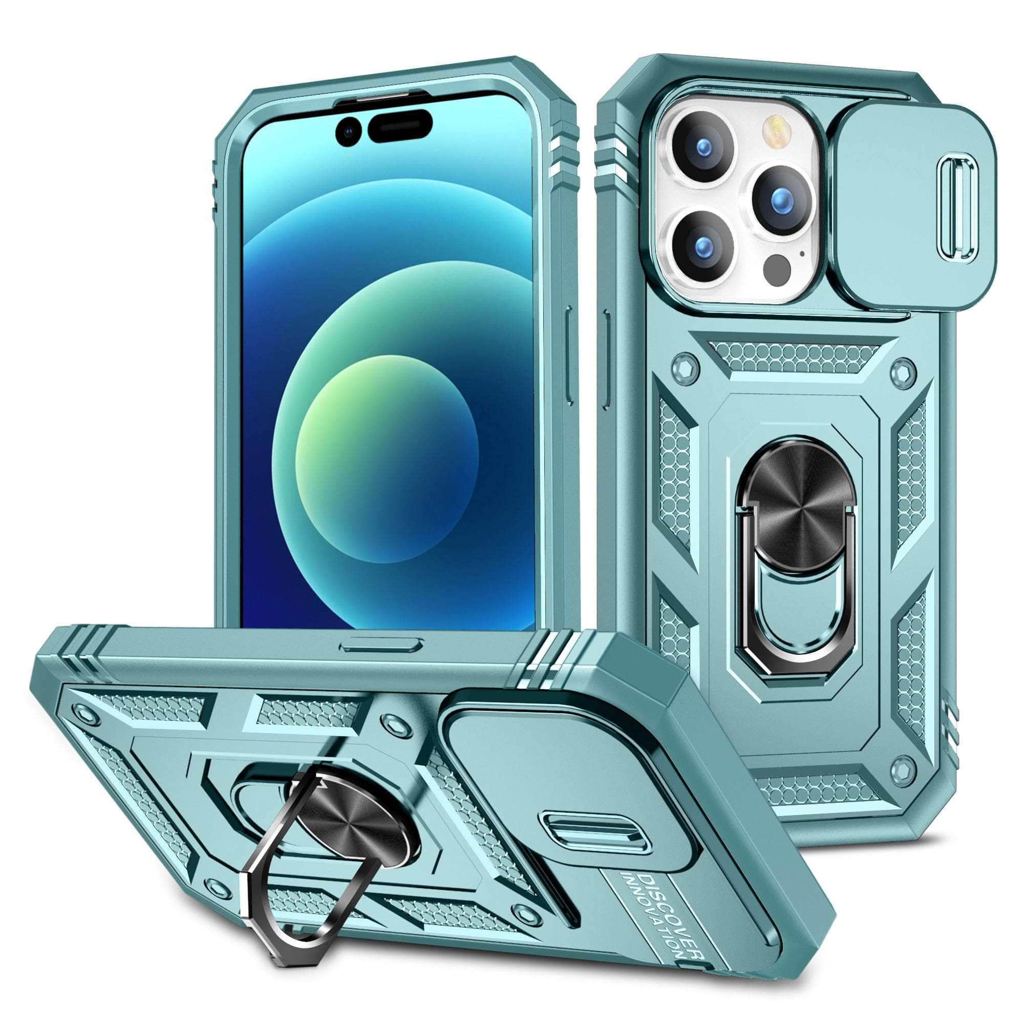 Casebuddy Green / iPhone 15 Plus iPhone 15 Plus Armor Designed Shockproof Rugged Military Case