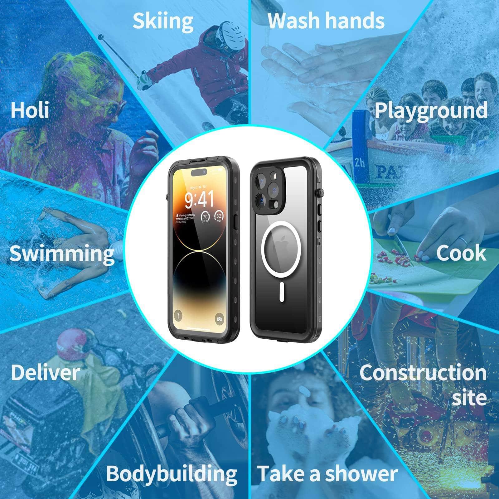 Casebuddy iPhone 15 Plus IP68 Waterproof Protector Full Body