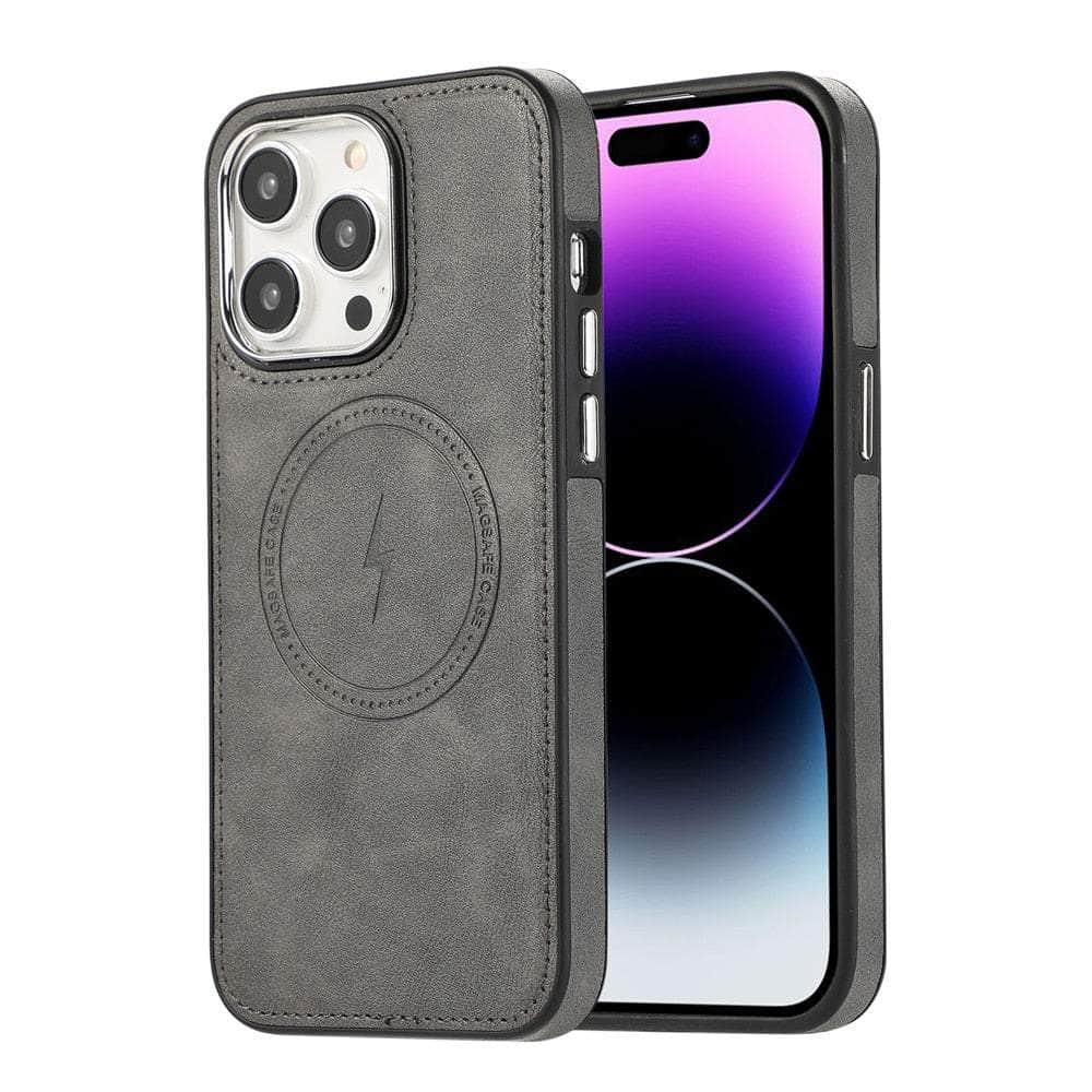 Casebuddy Gray / For iPhone 15 Plus iPhone 15 Plus Magsafe Wireless Charge Cover