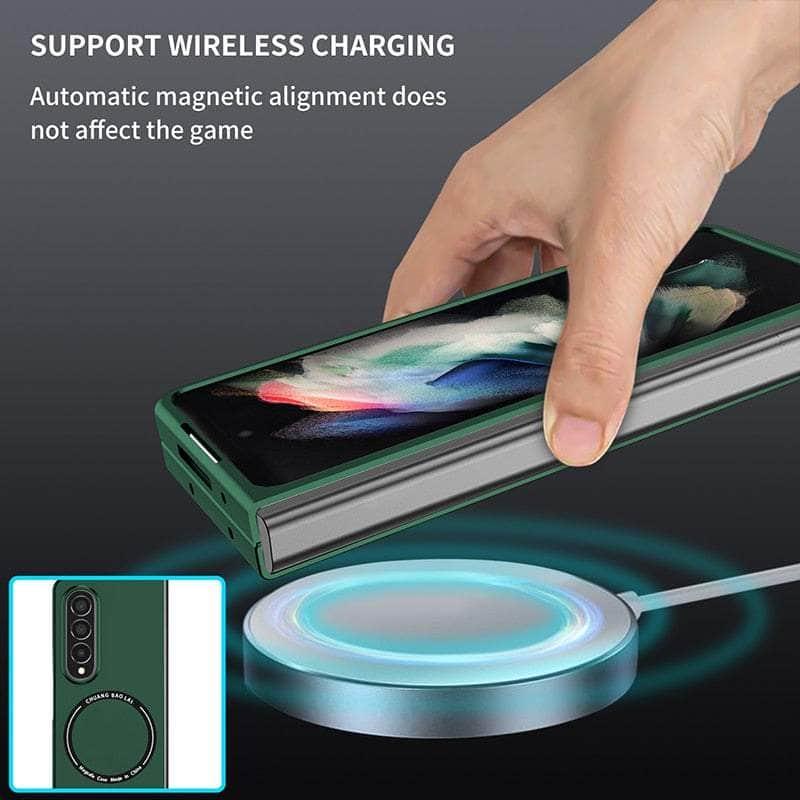 Casebuddy Magnetic Wireless Charging Galaxy Z Fold 5 Case