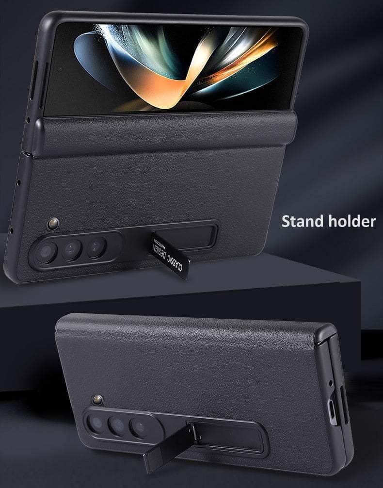 Casebuddy Real Leather Galaxy Z Fold 5 Luxury Cover