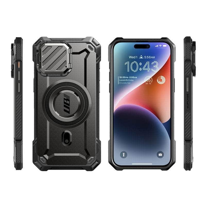 Casebuddy Black / PC + TPU SUPCASE iPhone 15 Pro Max Mag XT Full Body Case