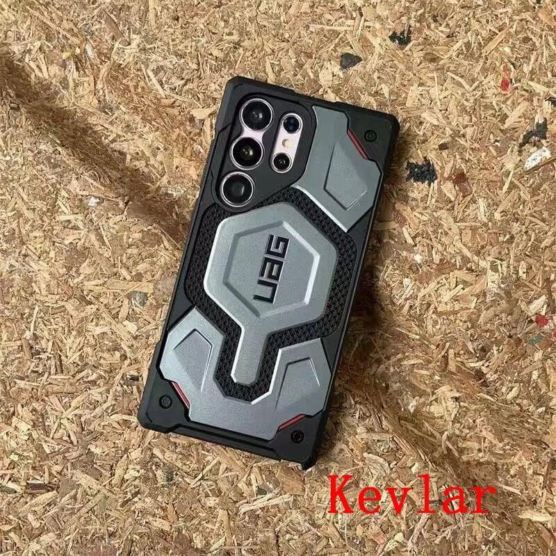 Casebuddy Gray / For Galaxy S23 Ultra UAG Monarch Pro Kevlar S23 Ultra Magnetic Case
