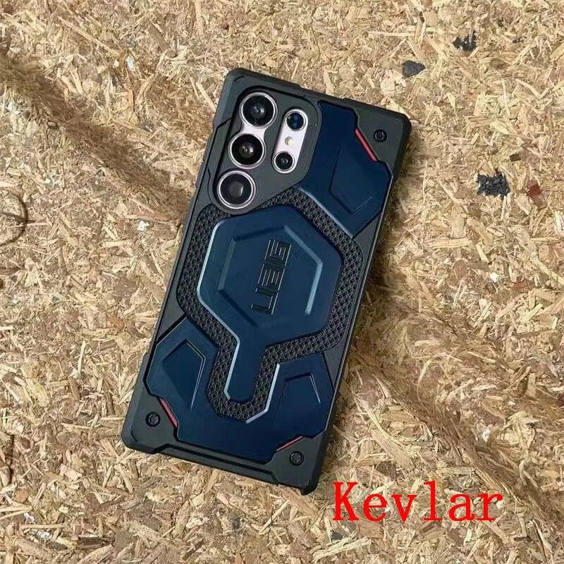 Casebuddy Blue / For Galaxy S23 Ultra UAG Monarch Pro Kevlar S23 Ultra Magnetic Case