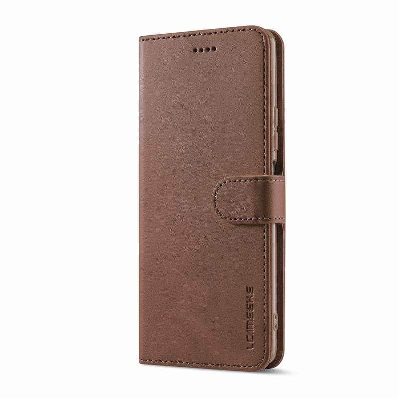 Casebuddy Brown / For iPhone 15 Plus Vegan iPhone 15 Plus Wallet Card Holder Case